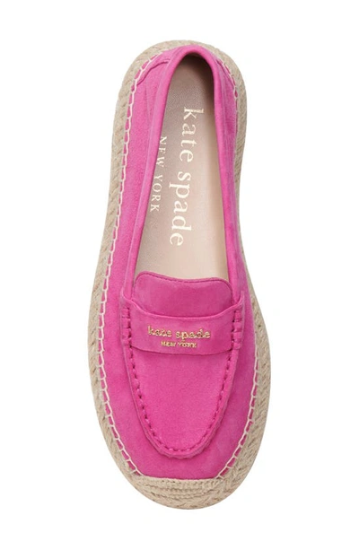 Shop Kate Spade Eastwell Espadrille Flat In Rhododendron Grove