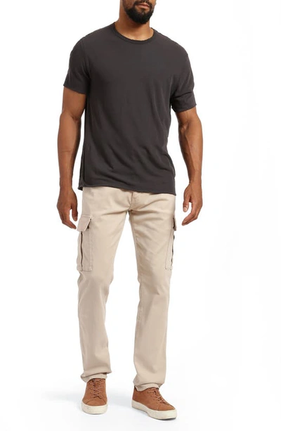 Shop Mavi Jeans Sam Twill Cargo Pants In Silver Gray Luxe Twill