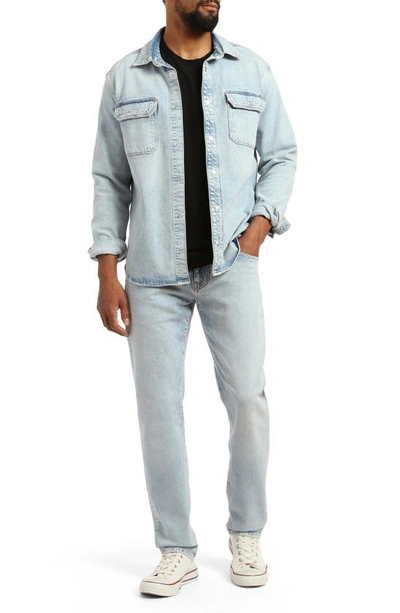 Mavi Jeans Marcus Slim Straight Leg Jeans In Bleached Recycled Blue