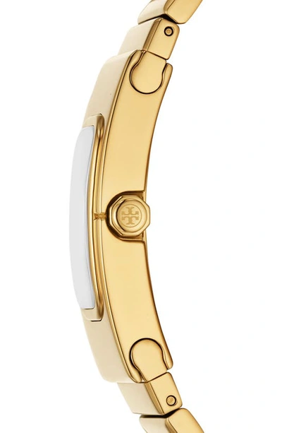 Shop Tory Burch The T Bracelet Watch, 40mm In Gold