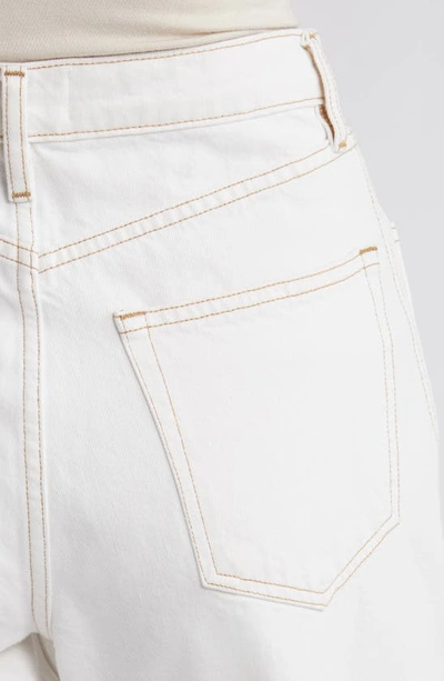 Shop Frame Le Mec Raw Hem Boyfriend Jeans In Au Natural Clean