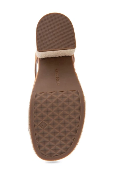 Shop Aerosoles Clarkson Platform Sandal In Cipria Suede