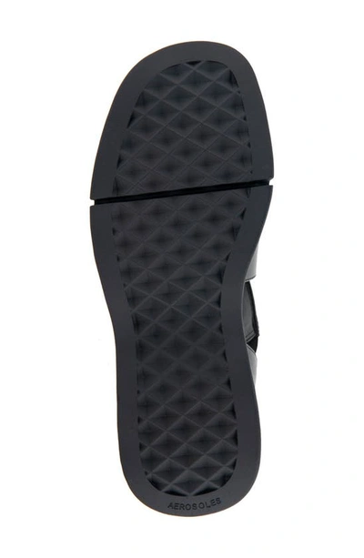 Aerosoles Fabian Sandal In Black Leather