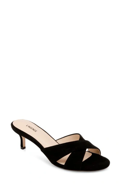 Shop L Agence Aveline Slide Sandal In Black