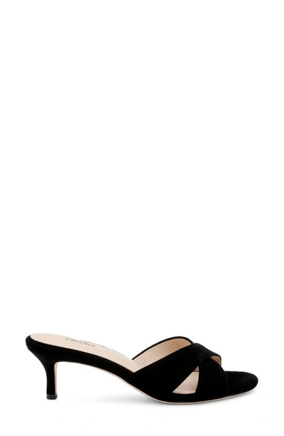 L Agence Aveline Slide Sandal In Black