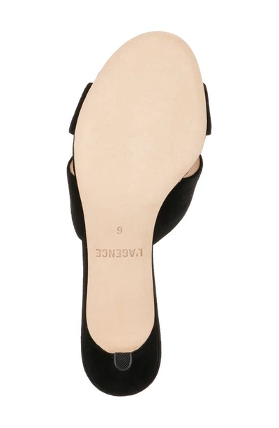 L Agence Aveline Slide Sandal In Black