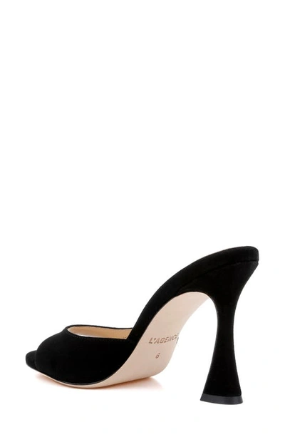 L Agence Avery Slide Sandal In Black