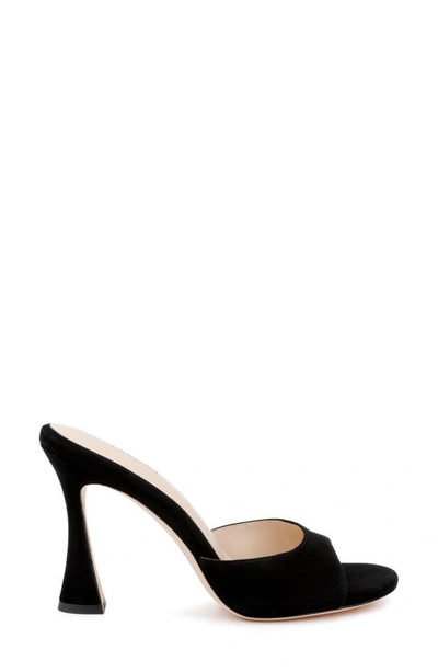 L Agence Avery Slide Sandal In Black