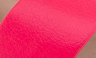 Shop Aerosoles Camera Platform Sandal In Virtual Pink Leather