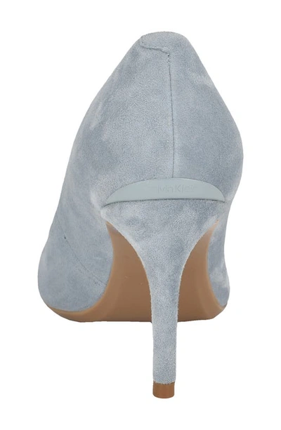 Shop Calvin Klein Gayle Pump In Light Blue