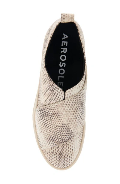 Shop Aerosoles Brighton Slip-on Sneaker (women In Roccia Snake Print Leather