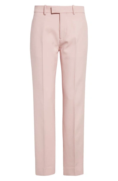 Shop Burberry Tailored Straight Leg Wool Trousers In Cameo