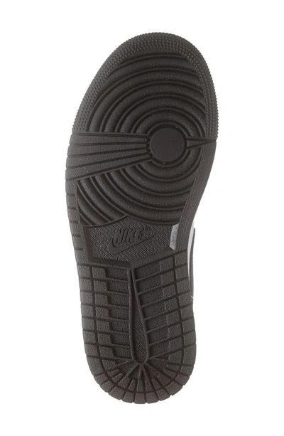Shop Jordan Air  1 Mid Sneaker In Grey Fog/ Black/ White