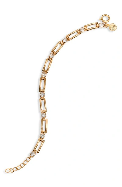 Shop Child Of Wild Gianna Chain Link Bracelet In Gold