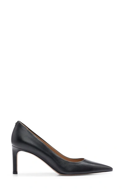 Hugo Boss Nappa-leather Pumps With 7cm Heel In Black Leather