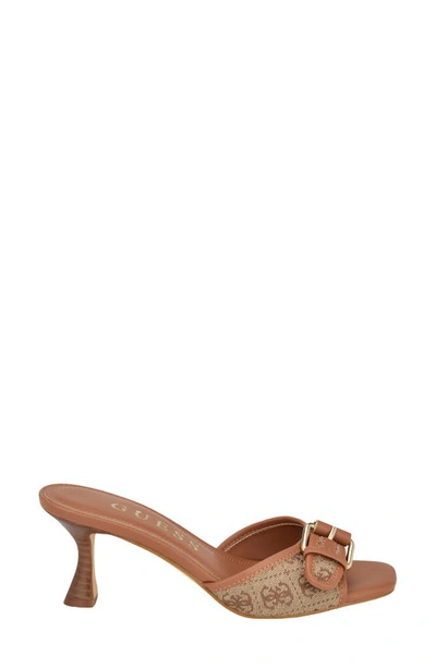 Shop Guess Dista Slide Sandal In Brown