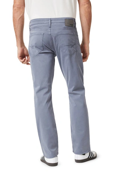 Shop Mavi Jeans Zach Straight Leg Five-pocket Twill Pants In Flint Stone Twill