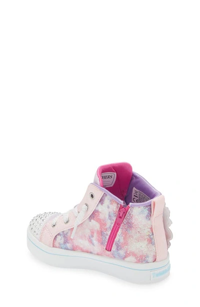 Shop Skechers Twi-lites 2.0 Enchanted Unicorn Glitter Light-up Sneaker In Pink/ Multi