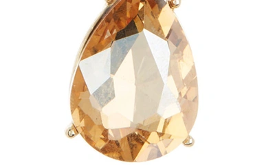 Shop Tasha Crystal Y Necklace In Gold