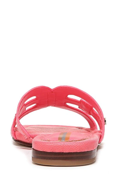 Shop Sam Edelman Bay Cutout Slide Sandal In Calypso Coral Se