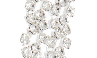 Shop Tasha Crystal Cluster Choker Necklace In Silver