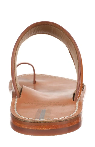 Shop Sam Edelman Margit Toe Loop Sandal In Natural Custom/ Saddle