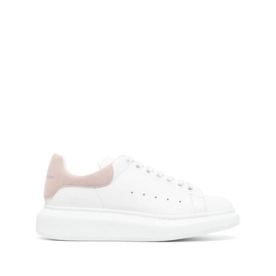 Shop Alexander Mcqueen Sneakers In White/pink