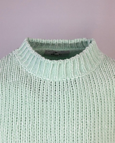 Shop Bonsai Sweater In Aqua Green