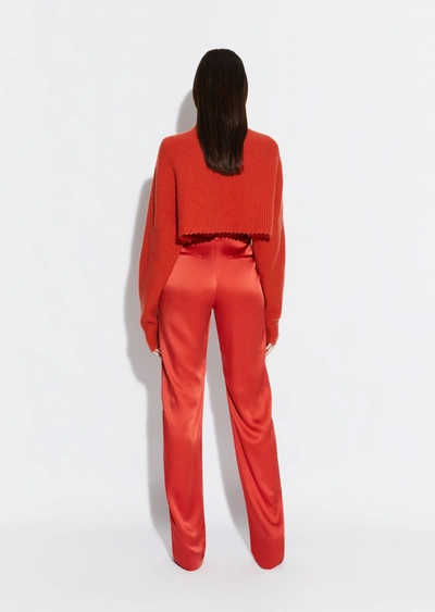 Lapointe Airy Cashmere Cropped Turtleneck