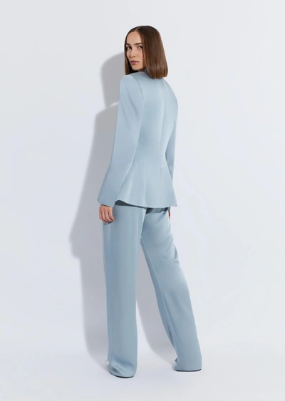 Lapointe Satin Double Breasted Blazer In 14