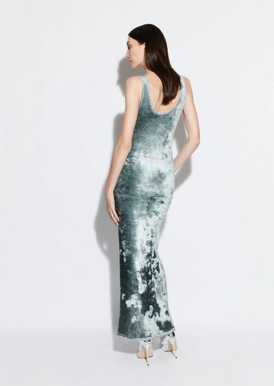 Lapointe Velvet Scoop Neck Dress In Xl