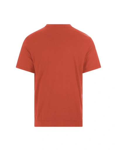 Shop Fedeli Basic T-shirt In Organic Cotton In Orange