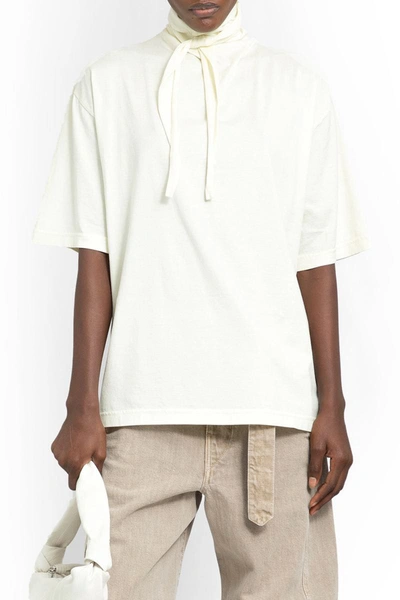 Shop Lemaire T-shirts In Yellow
