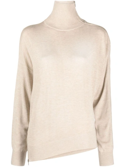 Shop Isabel Marant Gaelo Wool Jumper In Beige