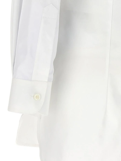 Shop Marni Cut-out Collar Shirt In White