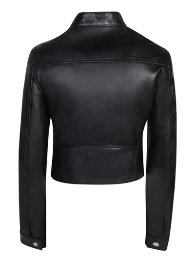 Shop Moschino Jackets In Black