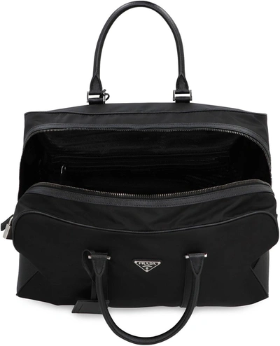 Shop Prada Travel Bag In Black