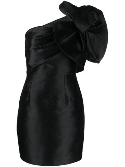 Shop Solace London Alana Mini Dress In Black