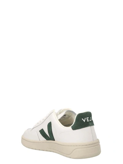 Shop Veja 'v-12' Sneakers In Green