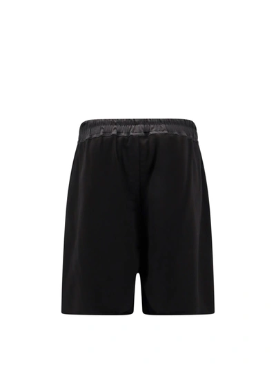 Shop Rick Owens Organic Cotton Bermuda Shorts With Laterali Slits