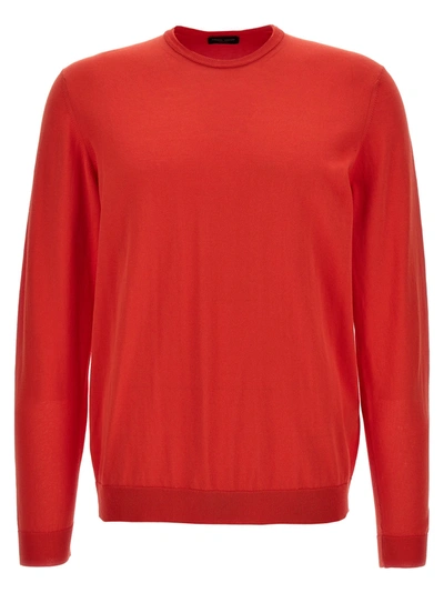Shop Roberto Collina Cotton Sweater Sweater, Cardigans Orange