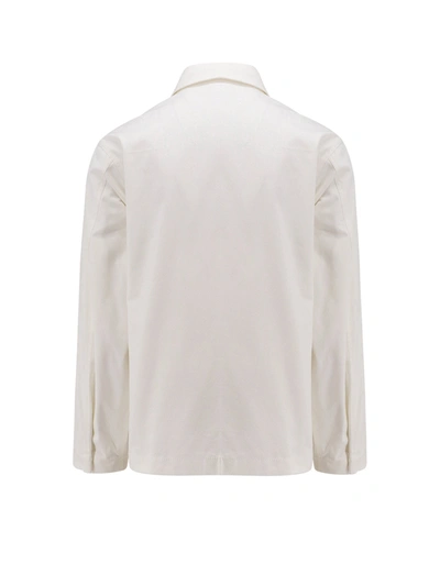 Shop Valentino Cotton Jacket With Frontal V Detail