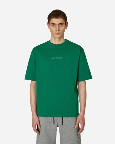 Shop Nike Wordmark T-shirt In Green