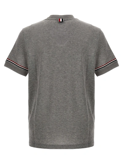 Shop Thom Browne Rwb T-shirt Gray