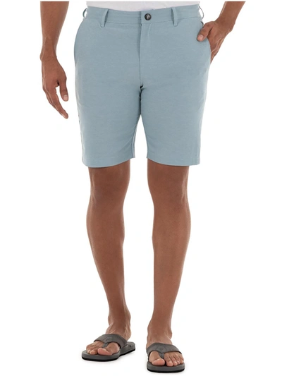 Shop Guy Harvey Mens Uv Protection Stretch Casual Shorts In Blue