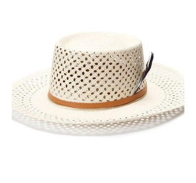 Shop Van Palma Le Gaspard Hat In Beige