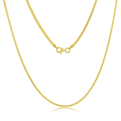 Shop Simona Franco Chain 1.5mm Sterling Silver Or Gold Plated Over Sterling Silver 24" Necklace