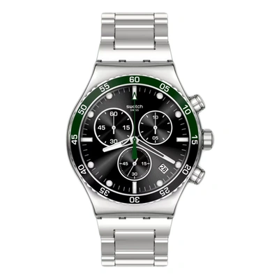 Swatch Men's The May Black Dial Watch In Black