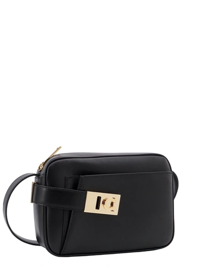 Shop Ferragamo Leather Shoulder Bag With Iconic Frontal Gancini Detail
