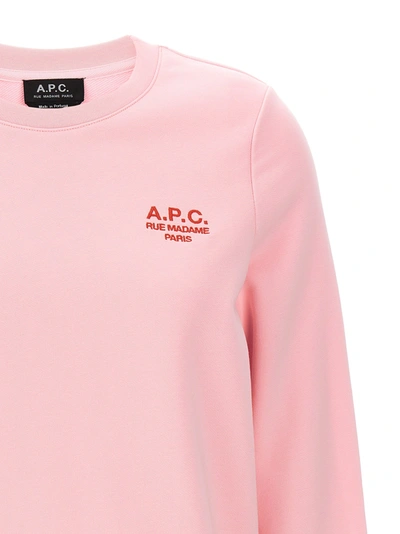 Shop Apc Skye Sweatshirt Pink